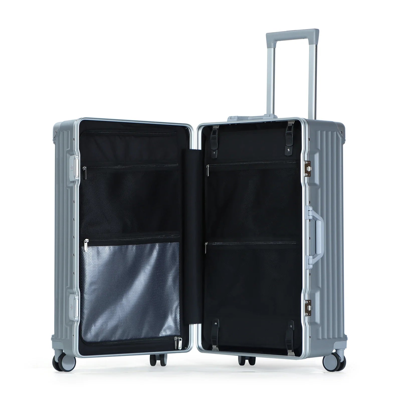 KTX-863507 Aluminium Frame PC Trolley Case Travel Suitcase with Durable Wheels