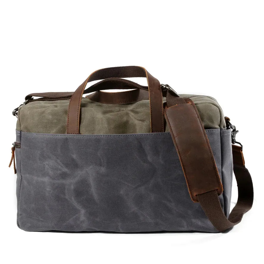 KTX-812307 Vintage Batik Canvas Travel Duffel Bag with Large Capacity and Multi-Colour Options