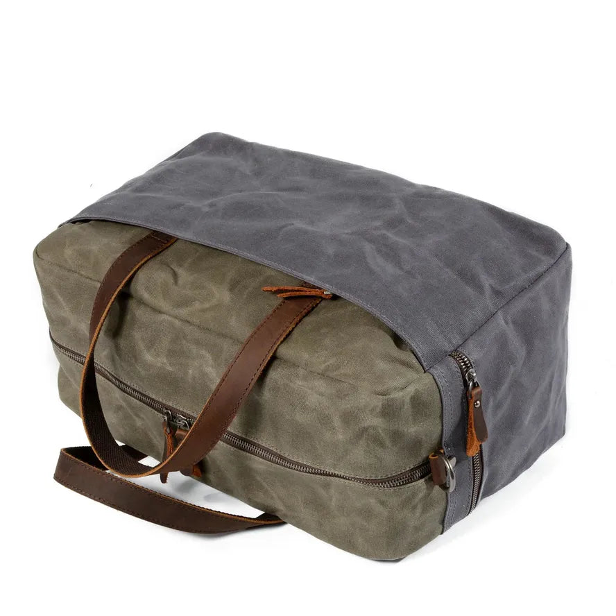 KTX-812307 Vintage Batik Canvas Travel Duffel Bag with Large Capacity and Multi-Colour Options