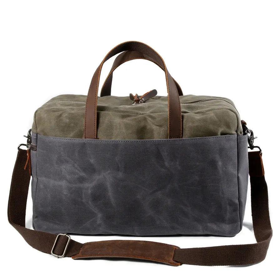 KTX-812307 Vintage Batik Canvas Travel Duffel Bag with Large Capacity and Multi-Colour Options