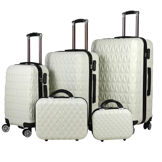 KTX-141459 Customisable Travel Luggage with 4 Wheels, Available in 12 to 28 Inches, Durable ABS Trolley Bag