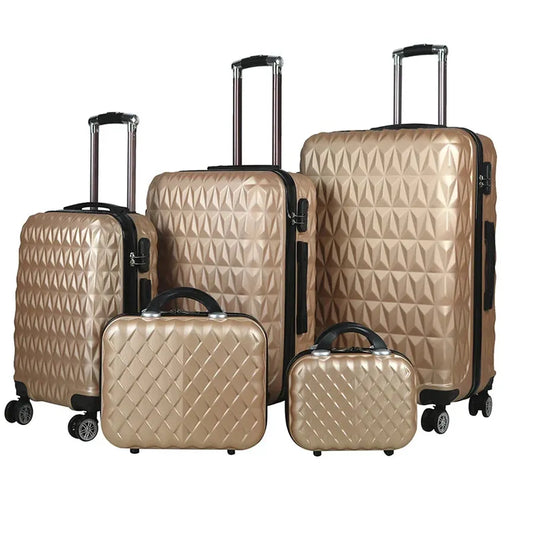 KTX-141459 Customisable Travel Luggage with 4 Wheels, Available in 12 to 28 Inches, Durable ABS Trolley Bag