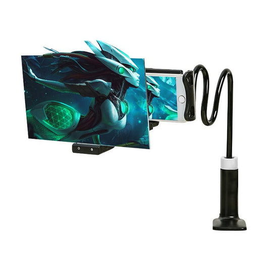 KTX-459539 12-Inch Mobile Phone 3D Screen Amplifier with Adjustable Bracket, High-Definition Zoom Optical Technology, Environmentally Friendly Materials