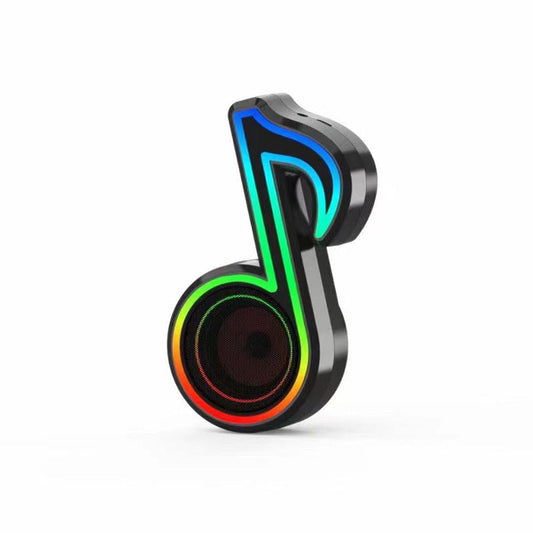 KTX-578899 Colorful Wireless Musical Note Sound Speaker with Built-in Battery and Bluetooth Connectivity