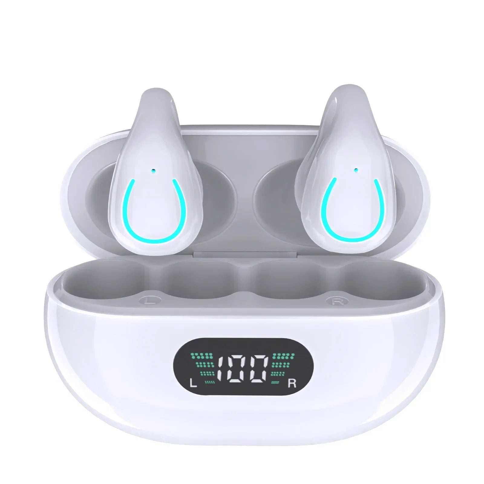 KTX-804499 Q71 TWS Earphones with LED Battery Indicator, Waterproof Design, and Noise Cancelling Features