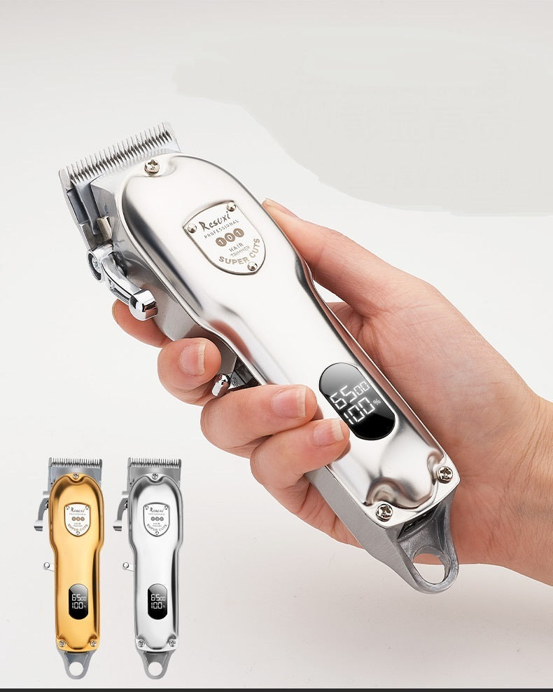 KTX-795859 Electric Hair Clipper with LCD Display and Adjustable Stainless Steel Blade