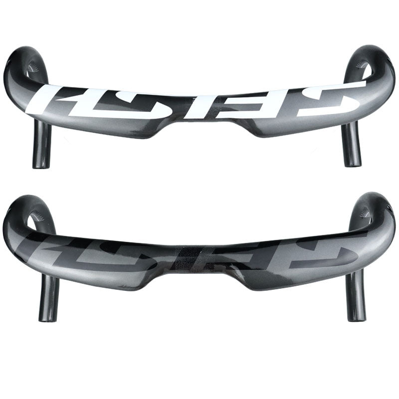KTX-751507 Carbon Fiber Road Bike Bent Handlebar - 380/400/420/440mm Options for Enhanced Performance