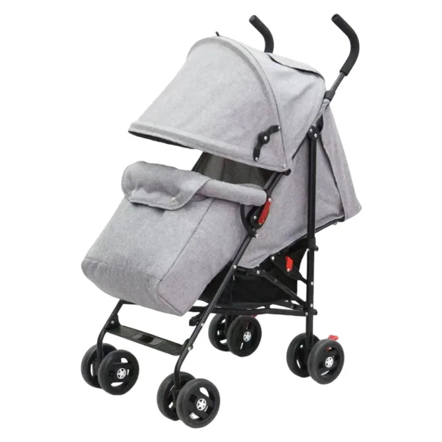 KTX-993235 Lightweight Durable Baby Stroller with Comfortable Mechanical Backrest - Available in Red, Purple, Green, and Gray