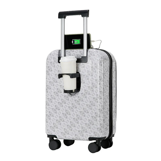 KTX-159571 Lightweight Softside Medium-Size Carry-On Luggage Set with Open-Top Design