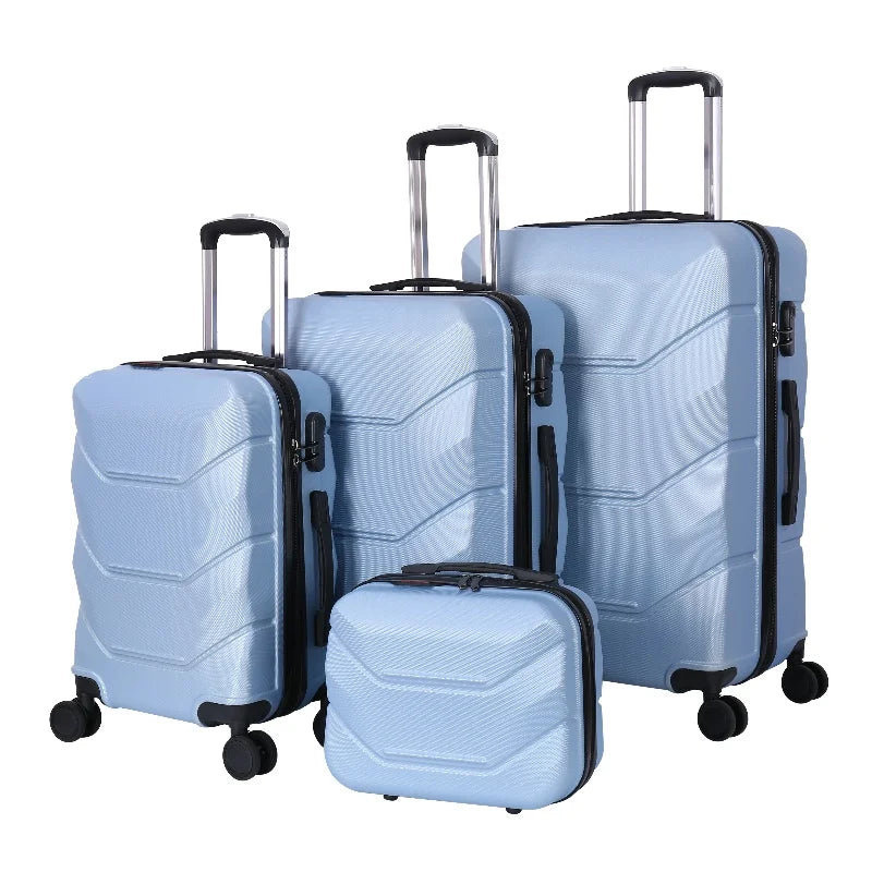 KTX-273683 Classic ABS Trolley Luggage Set - Durable Suitcase with Smooth-Glide Wheels