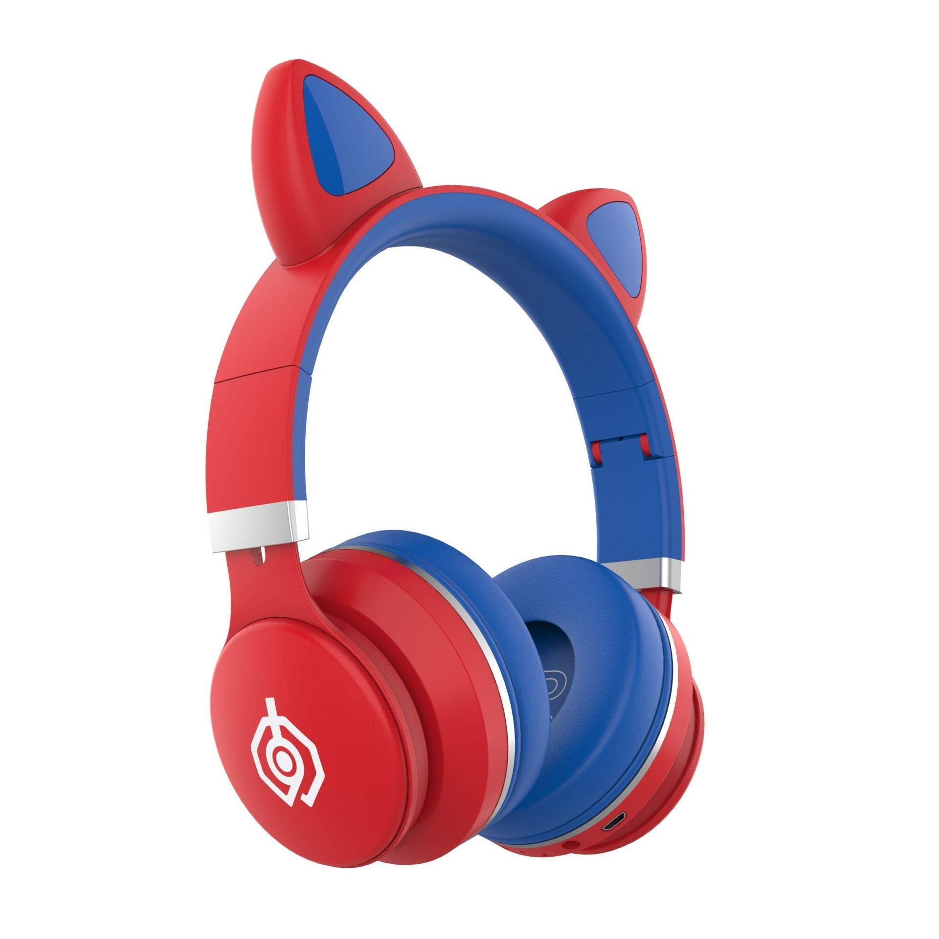 KTX-770451 Cute Cat Ears Wireless Bluetooth Headset with Stereo Sound and Voice Control