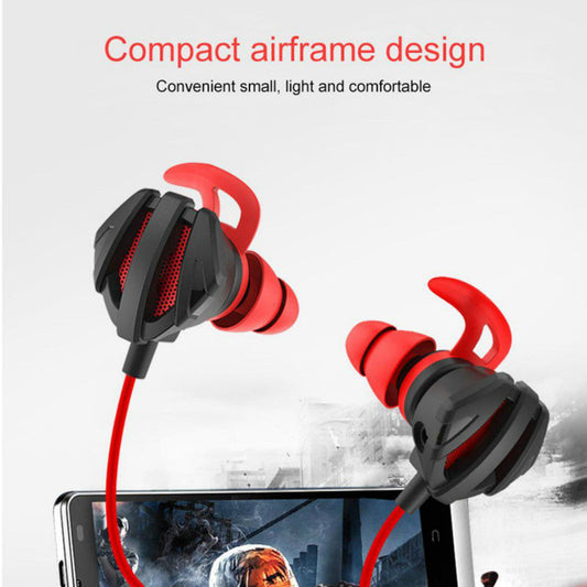 KTX-522963 In-Ear Gaming Earphones with Unilateral Microphone and Volume Control