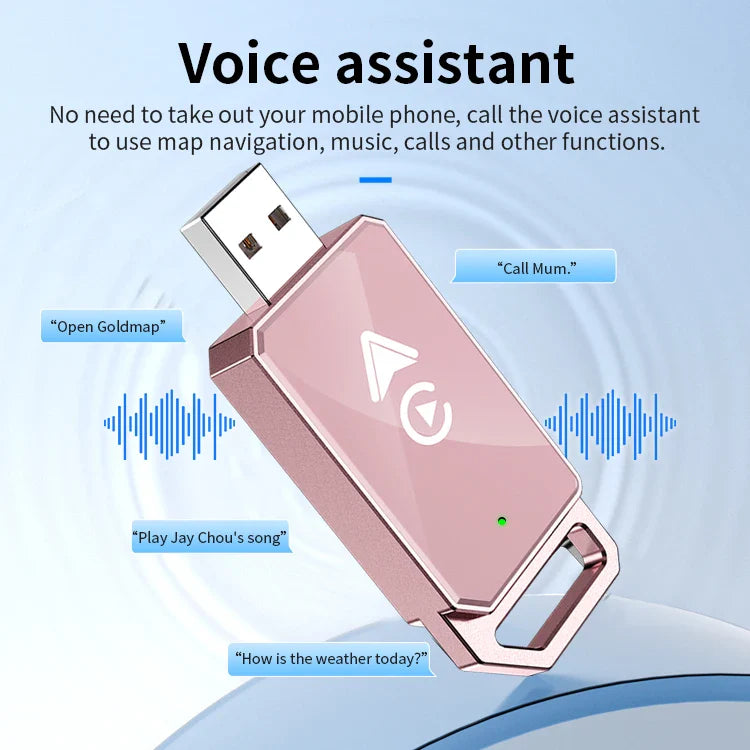KTX-607635 Wireless CarPlay Adapter for Seamless Apple and Android Connectivity
