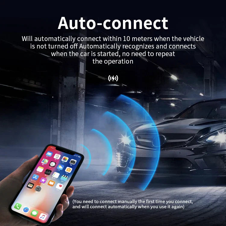 KTX-607635 Wireless CarPlay Adapter for Seamless Apple and Android Connectivity
