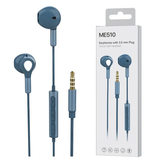 KTX-197459 Noise Cancelling Wired Earphones with 3.5mm Jack for iPhone - Magnetic Stereo Headset