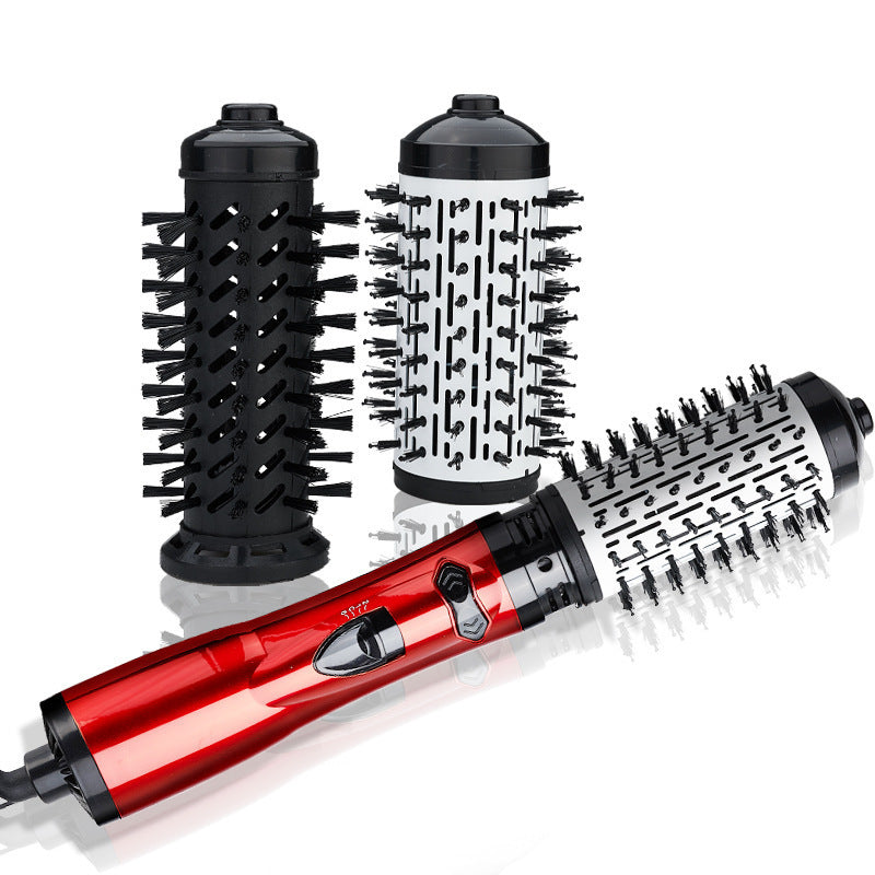 JMT-947210 2 in 1 Multifunctional Hair Dryer Rotary Brush & Curling Iron Styling Tool with 3-Speed Temperature Control