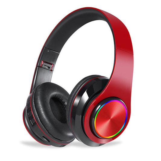 KTX-625171 Foldable Bluetooth Earphones with 40mm Subwoofer, Soft Protein Leather Cushions, and Hands-Free Calling