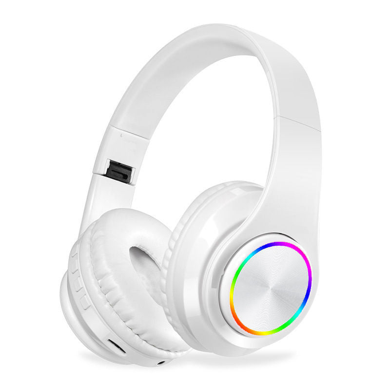 KTX-625171 Foldable Bluetooth Earphones with 40mm Subwoofer, Soft Protein Leather Cushions, and Hands-Free Calling