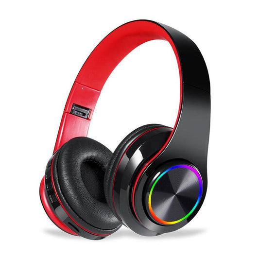 KTX-625171 Foldable Bluetooth Earphones with 40mm Subwoofer, Soft Protein Leather Cushions, and Hands-Free Calling