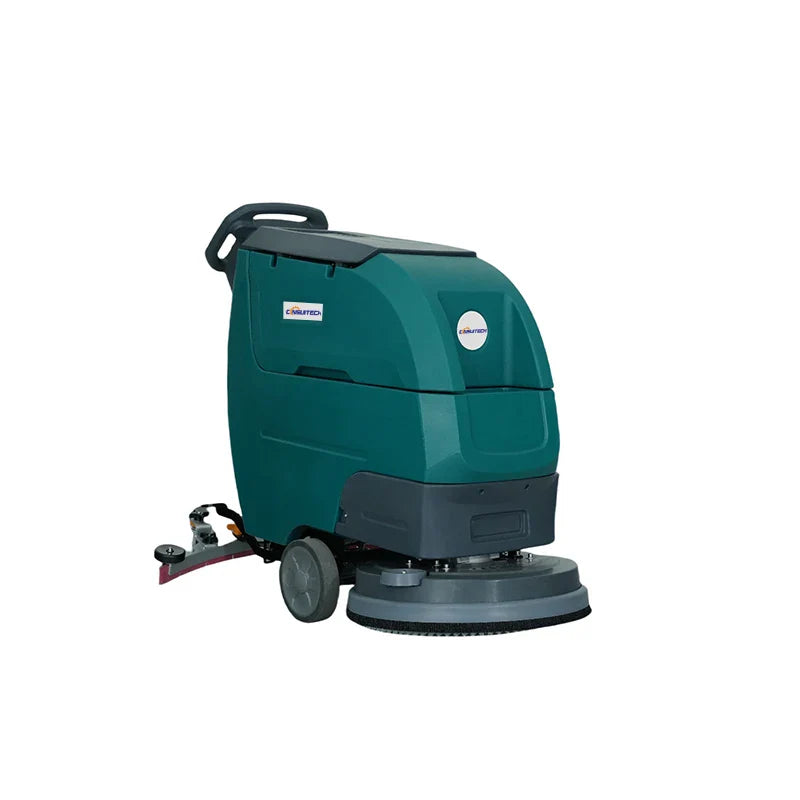 KTX-124691 32-Inch Electric Floor Scrubber with Auto Dryer and Battery Power for Home Use