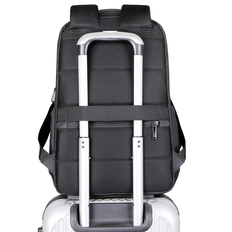 KTX-474579 Stylish Foldable Anti-Theft Laptop Backpack with Side Pockets for Travel