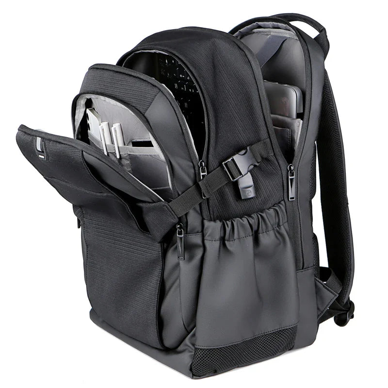 KTX-474579 Stylish Foldable Anti-Theft Laptop Backpack with Side Pockets for Travel
