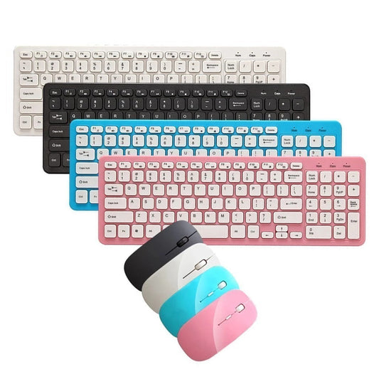 KTX-270675 Wireless Keyboard and Mouse Set with Adjustable DPI and Ergonomic Design, Silent Operation, Chocolate Keycaps