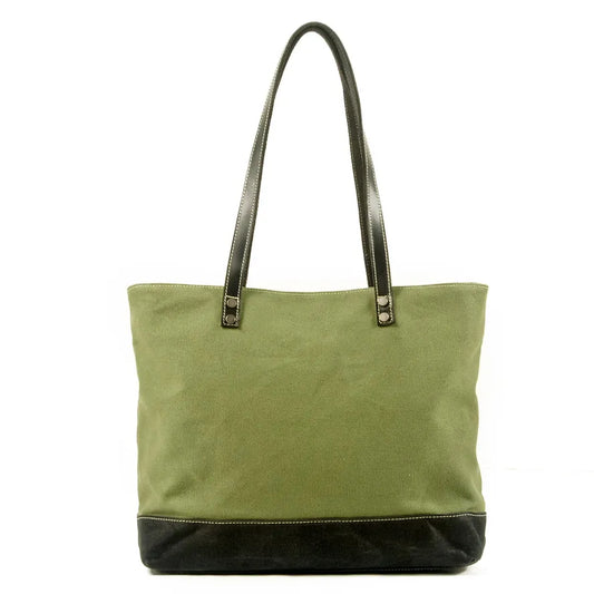 KTX-480019 Retro Fashion Canvas Large Shoulder Handbag with Eco-Friendly Materials