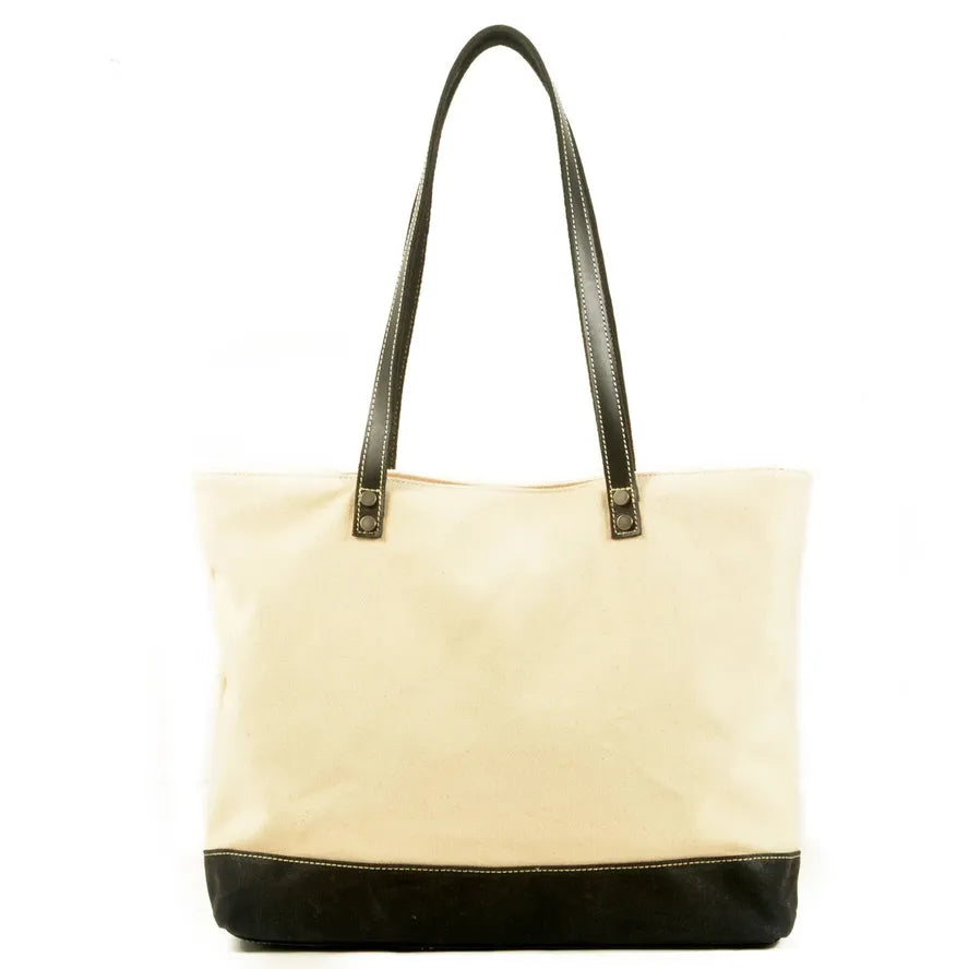 KTX-480019 Retro Fashion Canvas Large Shoulder Handbag with Eco-Friendly Materials