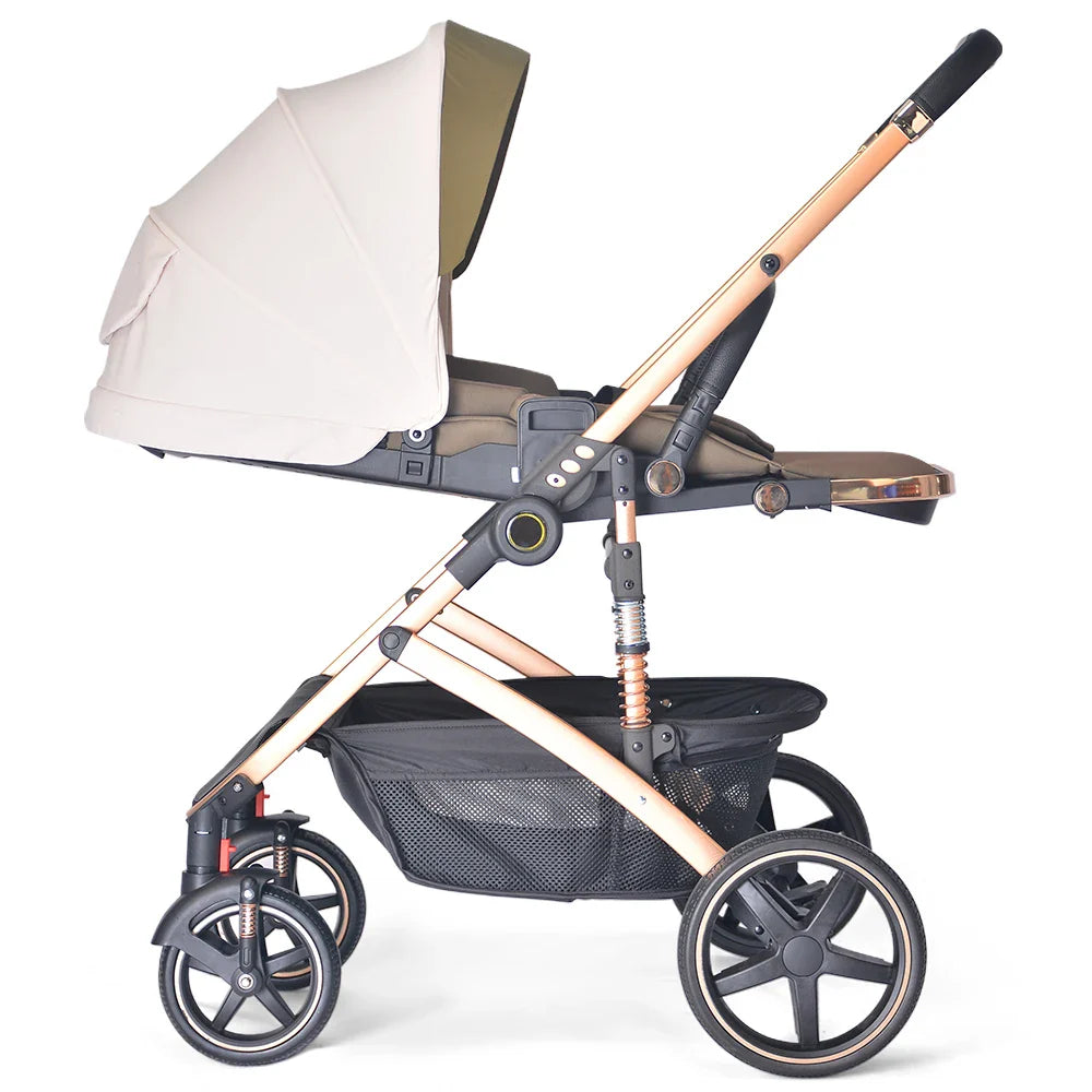 KTX-550291 Luxury 3 in 1 Baby Stroller with Cup Holder - Versatile Travel System for Infants