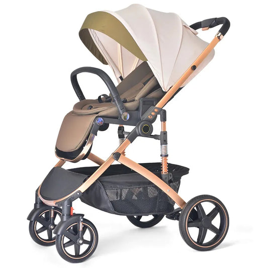 KTX-550291 Luxury 3 in 1 Baby Stroller with Cup Holder - Versatile Travel System for Infants