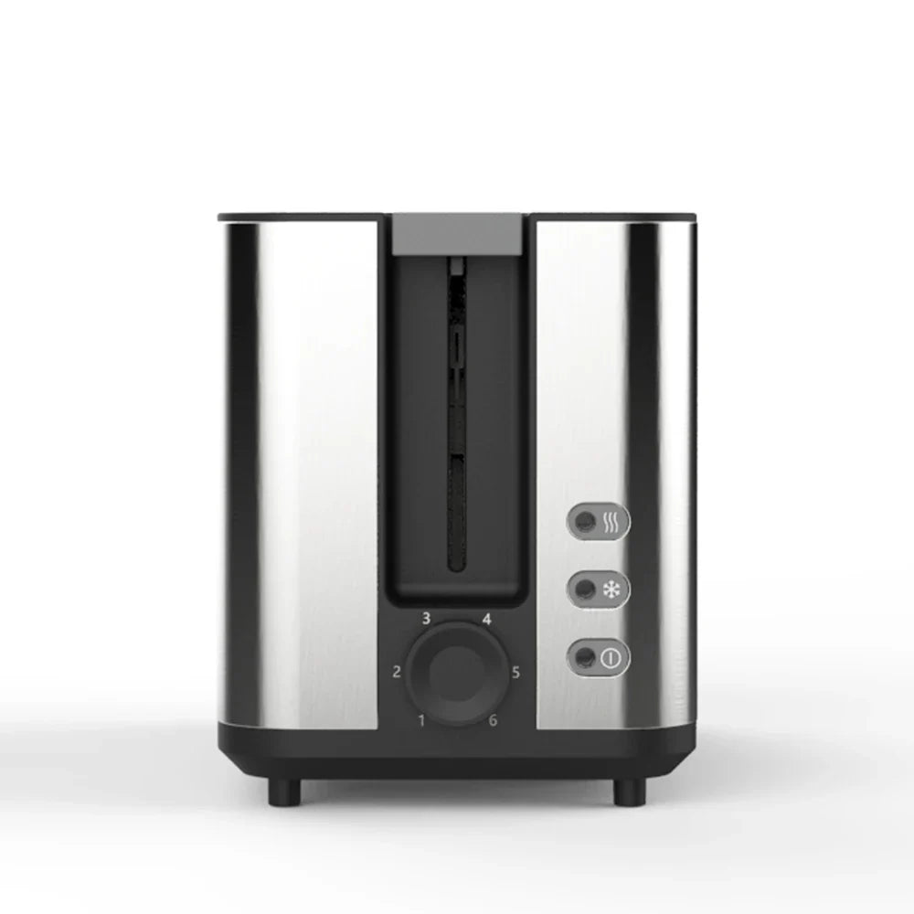 KTX-372499 Silver Electric Bread Toaster for Two Slices – Custom Logo Option Available