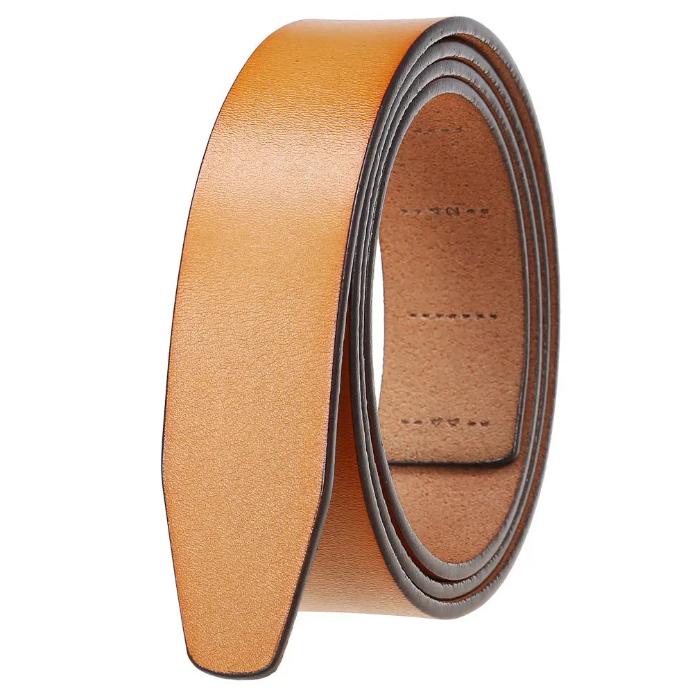 KTX-093203 Real Cowhide Leather Belt for Men – 35mm Wide Genuine Leather Design