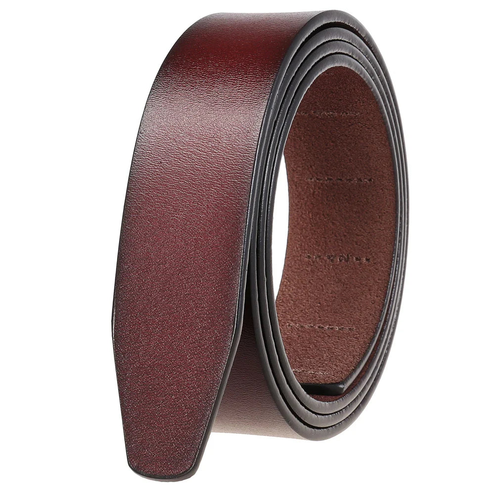 KTX-093203 Real Cowhide Leather Belt for Men – 35mm Wide Genuine Leather Design