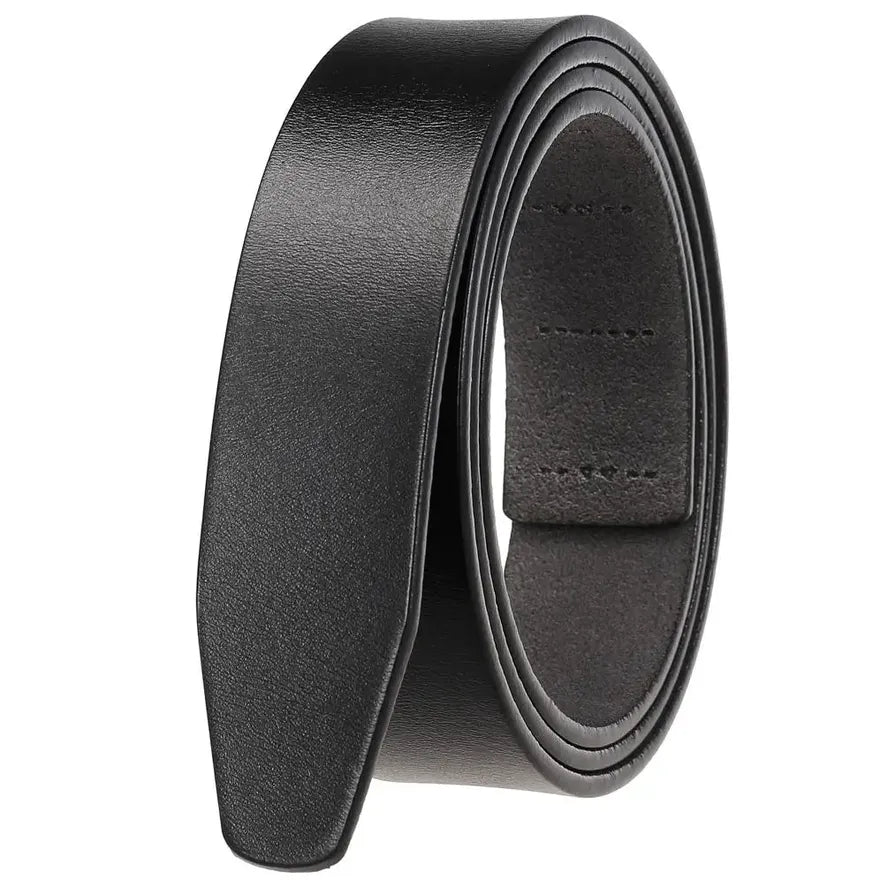 KTX-093203 Real Cowhide Leather Belt for Men – 35mm Wide Genuine Leather Design