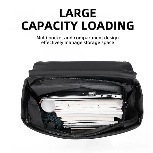 KTX-689299 High Capacity Waterproof Backpack for 17 Inch Laptops - Stylish and Functional Design for Men and Students