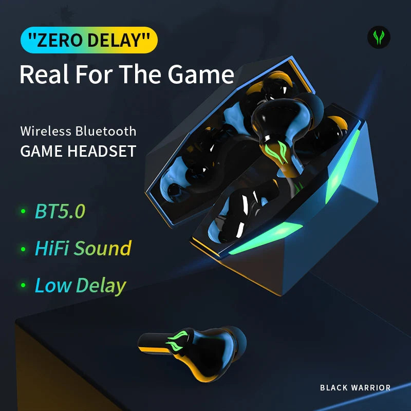 KTX-689235 Wireless Noise-Cancelling TWS Earbuds with Stereo Sound and Long Standby for Gaming