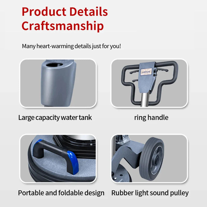 KTX-929235 Multi-Function 17 Inch Floor Cleaning Machine for Carpets, Polishing, and Refurbishing