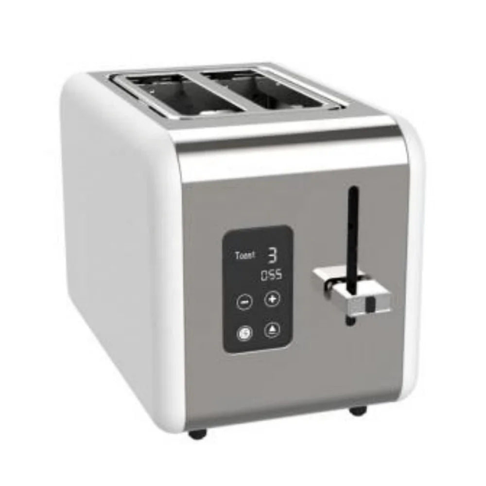 KTX-684371 Blue Portable Electric Bread Toaster for 2 Slices with Touch Screen Control and Removable Crumb Tray