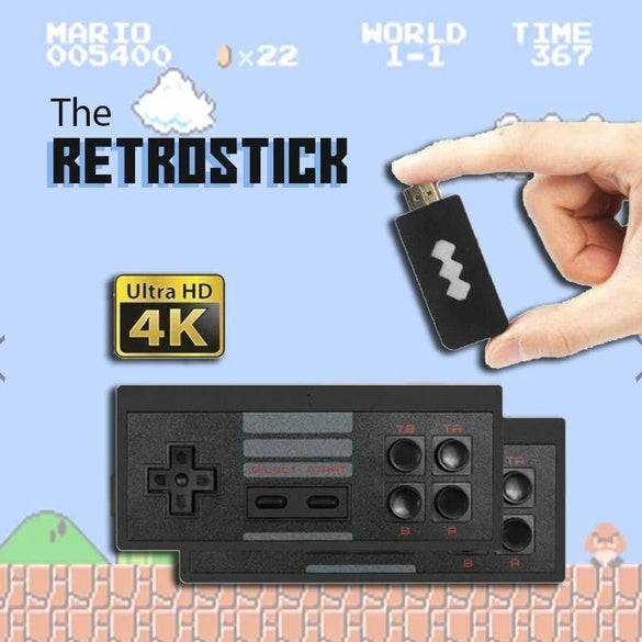 KTX-512787 HD Game Console with 568 Classic Games and Wireless Controller for One or Two Players