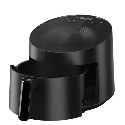 KTX-811667 5L Air Fryer with Skylight and Hidden Fan Blades, Metal Interior, 1500W Turbo Heat Technology