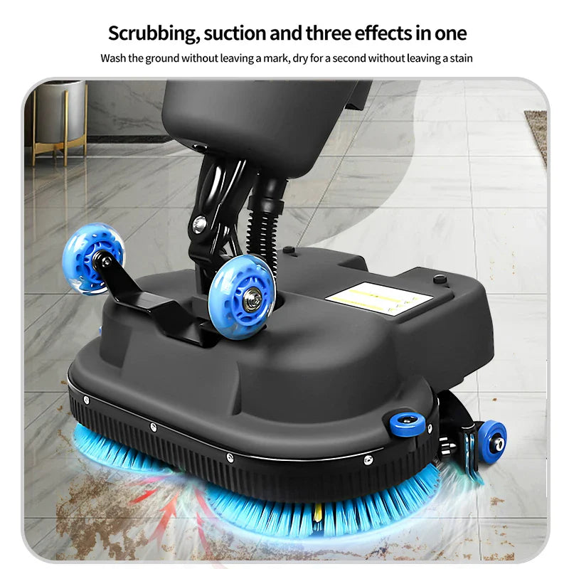KTX-010579 Wireless Industrial Floor Scrubber and Sweeper Cleaning Machine