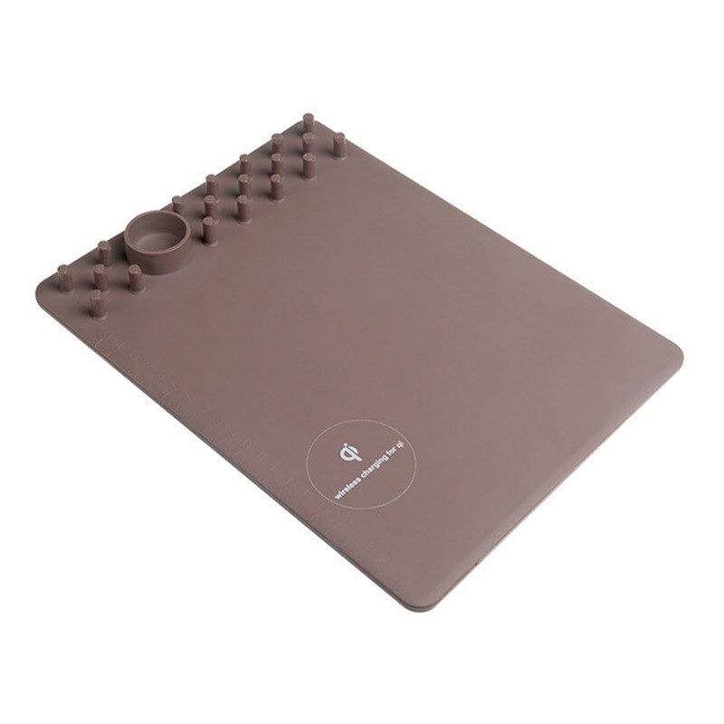 KTX-717907 Wireless Charging Mouse Pad with Integrated Charging Station