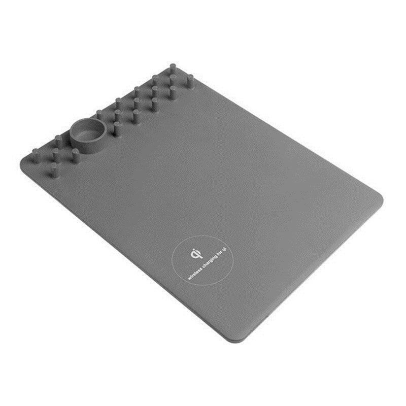 KTX-717907 Wireless Charging Mouse Pad with Integrated Charging Station