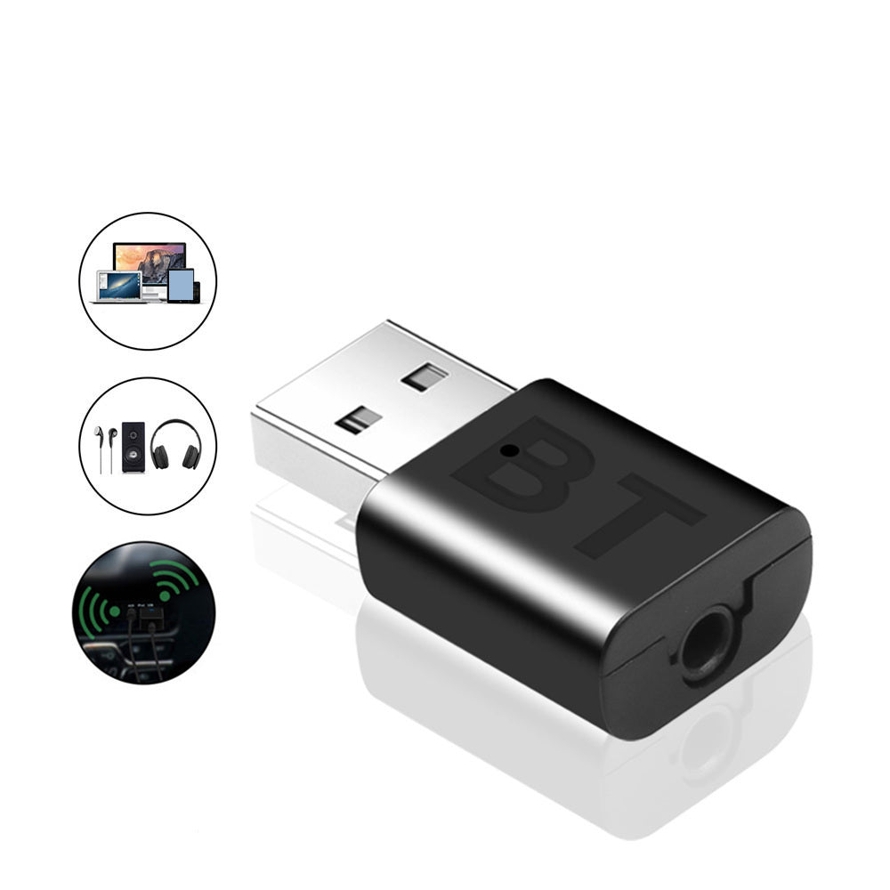 KTX-145363 Bluetooth 5.0 Audio Adapter - 2-in-1 Receiver and Transmitter for TV, Computer, and Car