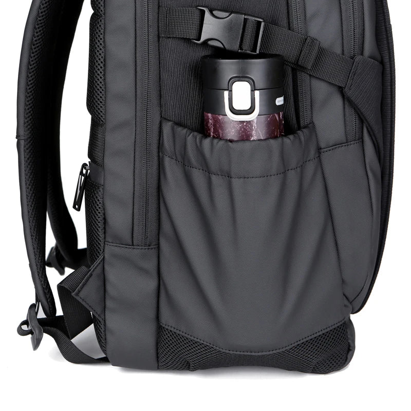 KTX-330003 Large Capacity Waterproof 17 Inch Student Backpack in Durable Polyester for Business and Daily Use