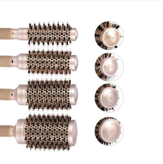 JMT-979978 Professional Plastic and Nylon Hair Brush - 30.4cm, Lightweight Design for Daily Use