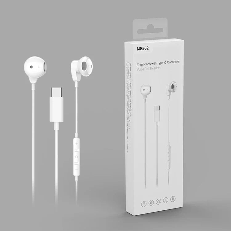 KTX-885587 Wired In-Ear Earphones with Microphone and Volume Control for iPhone 15 - Super Bass Sound