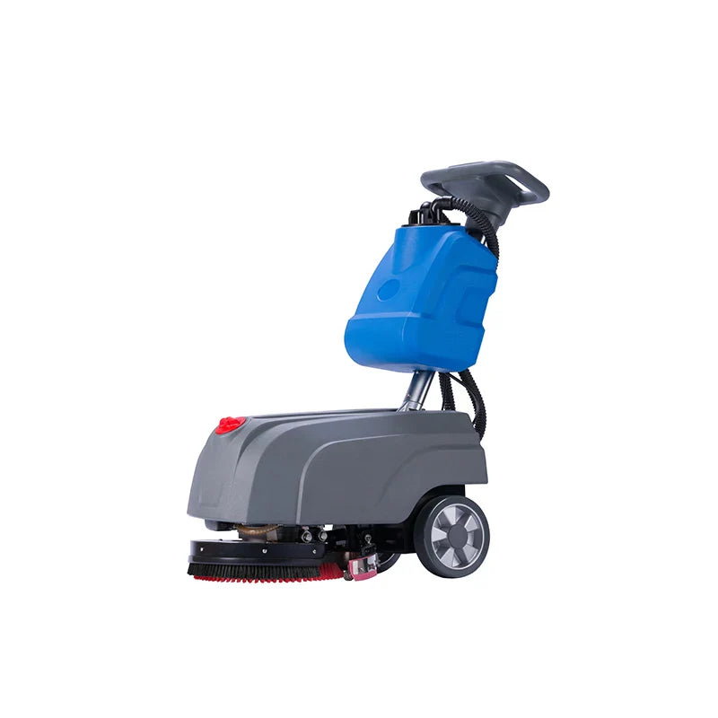 KTX-091923 24V Mini Industrial Walk-Behind Floor Scrubber - Electric Cleaning Machine for Effective Cleaning in Various Settings