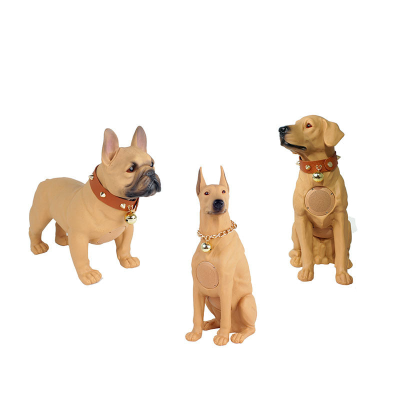 KTX-886163 Creative Cartoon Dog Bluetooth Speaker with FM Radio and Dustproof Design